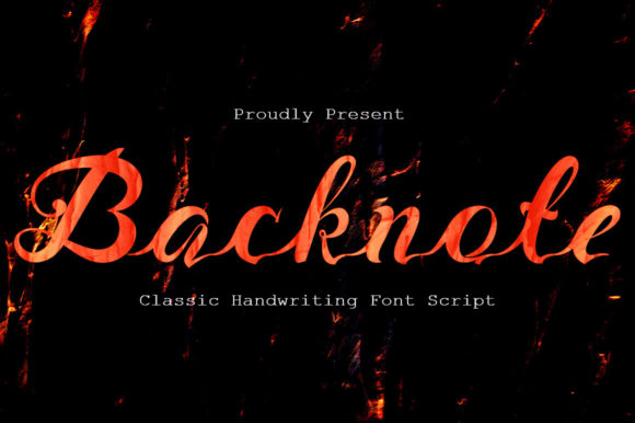 Backnote: The Elegant Handwritten Font for Stunning Campaigns