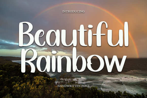 Beautiful Rainbow: A Charming Handwritten Font for Makers