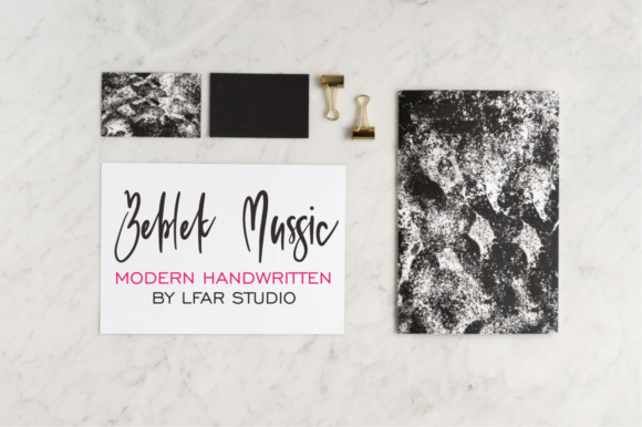 Beblek Mussic: A Handwritten Font for Bold Web Design