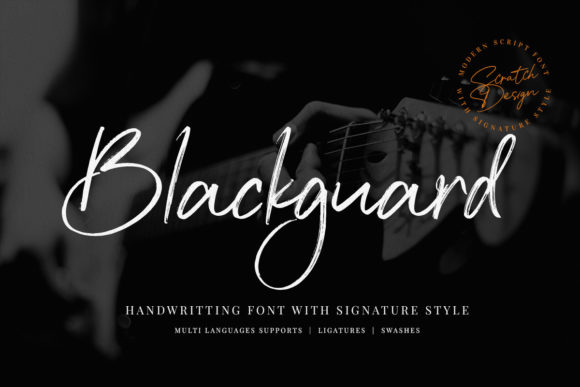 Blackguard: A Stylish Handwritten Font for Your Brand