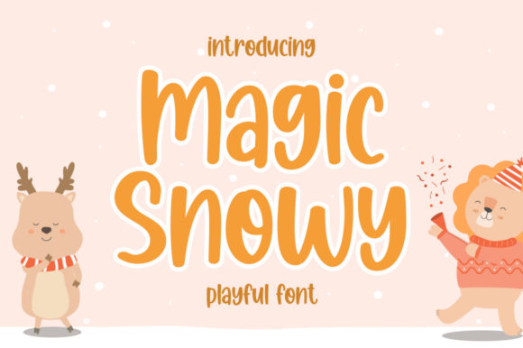 Bring Charm to Your Handmade Creations with Magic Snowy Font