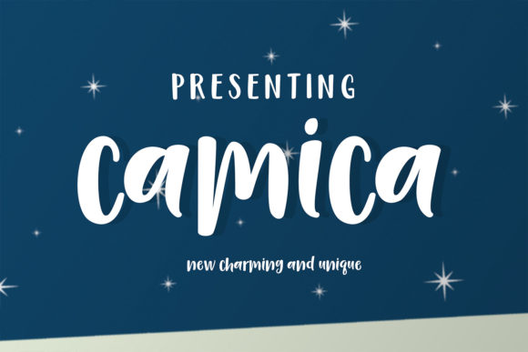 Camica: A Modern Handwritten Font for Editorial Elegance