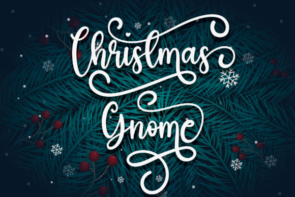 Christmas Gnome: A Charming Font for Handmade Creations