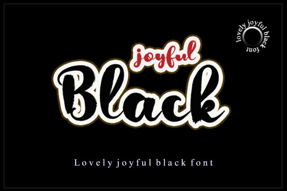 Discover Joyful Black: A Script Font for Editorial Elegance