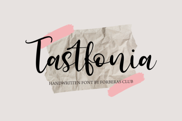 Discover Tastfonia: A Chic Script Font for Modern Branding