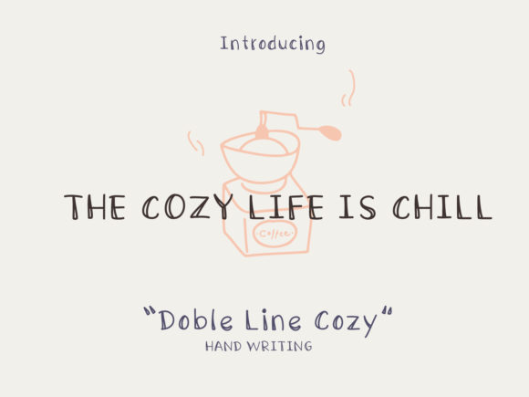 Double Line Cozy: A Handwritten Font for Engaging Campaigns