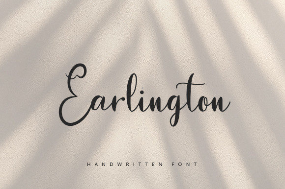 Earlington: A Handwritten Font for Crafters and Creators