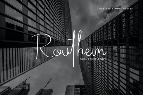 Elevate Your Brand with Routhem: A Stylish Script Font