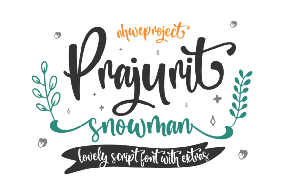 Elevate Your Editorial Design with Prajurit Snowman Font