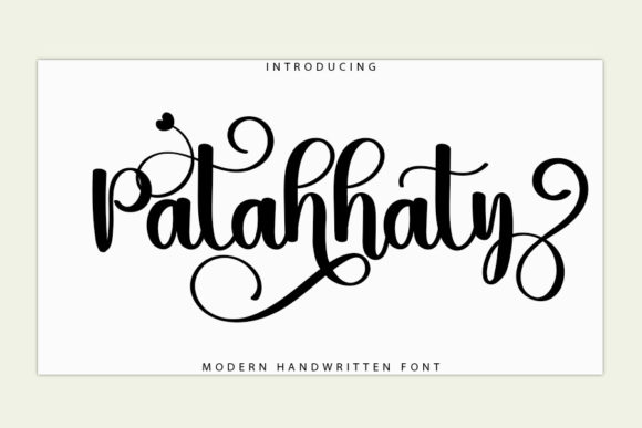 Enchanting Patahhaty: A Versatile Handwritten Font for Web Design