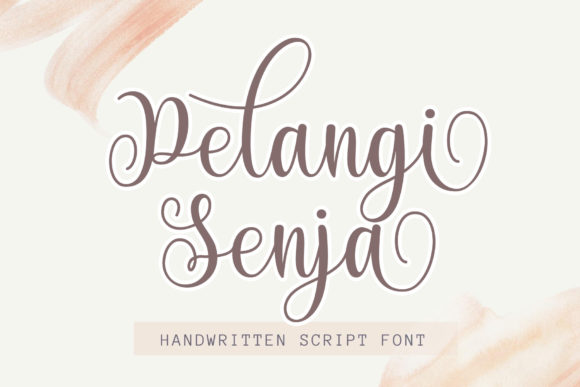 Enhance Your Brand with Pelangi Senja: A Versatile Handwritten Font