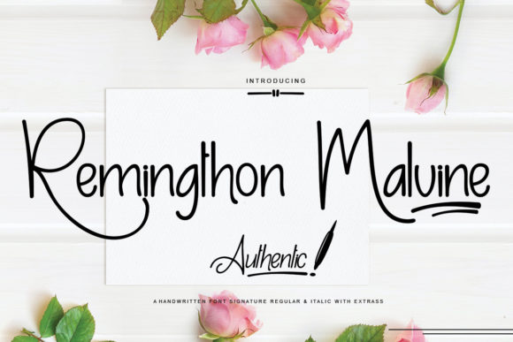 Enhance Your Brand with Remingthon Malvine Font