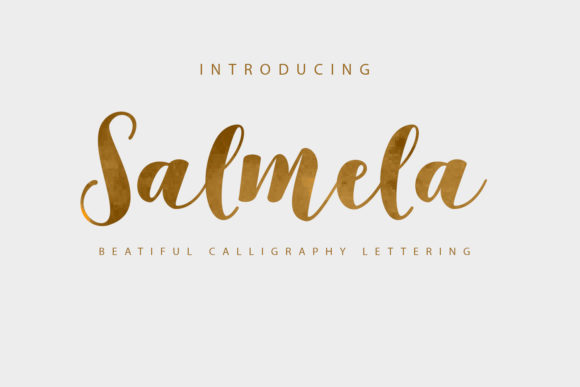 Enhance Your Brand with Salmela: A Stylish Handwritten Font