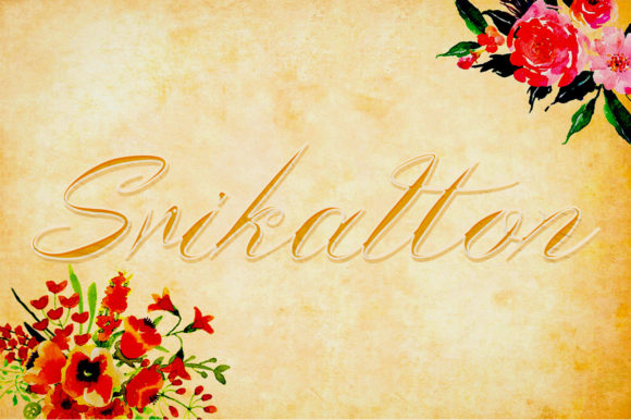 Enhance Your Brand with Srikatton Script Font