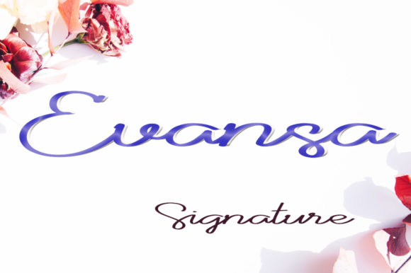 Evansa: A Handwriting Script Font for Engaging Campaigns