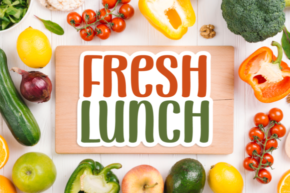 Fresh Lunch: A Fun Handwritten Font for Modern Branding