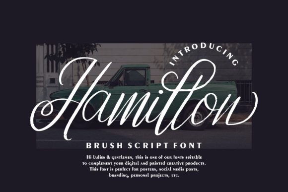 Hamillon: A Versatile Handwritten Font for Web Design