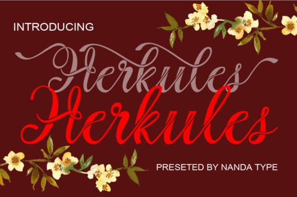 Herkules: A Premium Script Font for Stunning Visuals