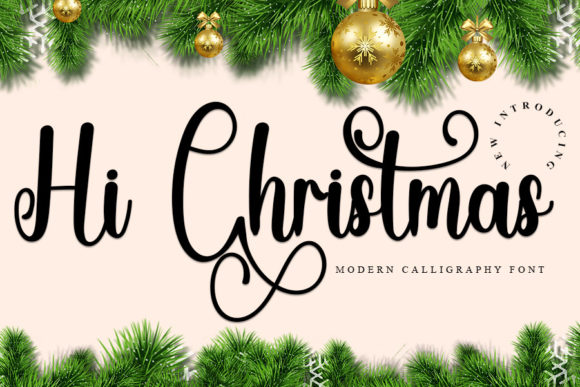 Hi Christmas: A Delicate Script Font for Enchanting Branding