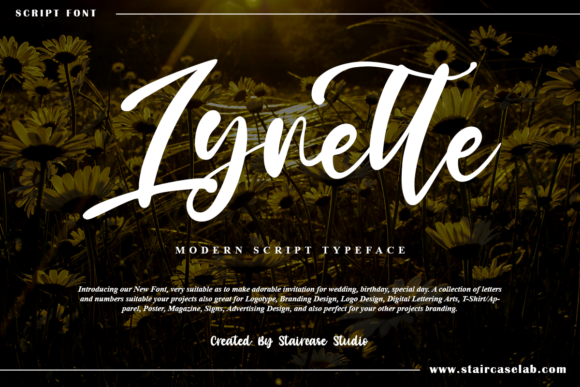 Introducing Lynette: A Stylish Script Font for Editorial Design