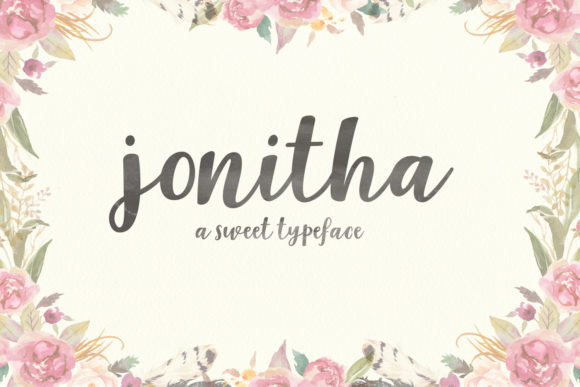 Jonitha: A Handwritten Font for Elegant Web Design