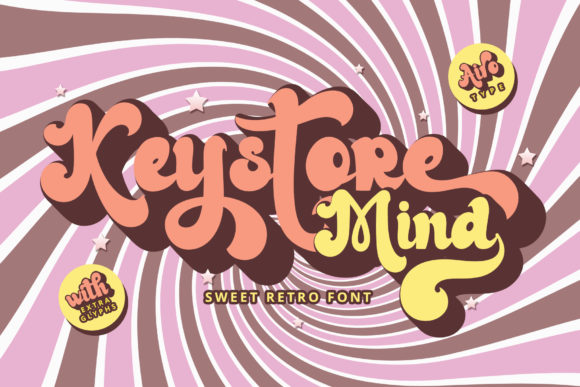Keystore Mind: A Bold Script Font for Eye-Catching Campaigns