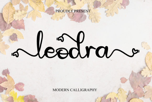 Leodra: The Perfect Script Font for Eye-Catching Campaigns