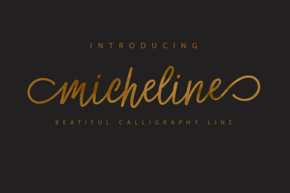 Micheline: A Versatile Script Font for Creative Branding