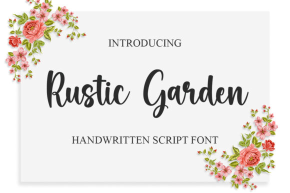 Rustic Garden: A Handwritten Font for Timeless Web Design