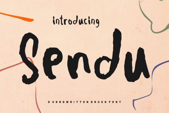 Sendu: A Handwritten Font for Creative Branding