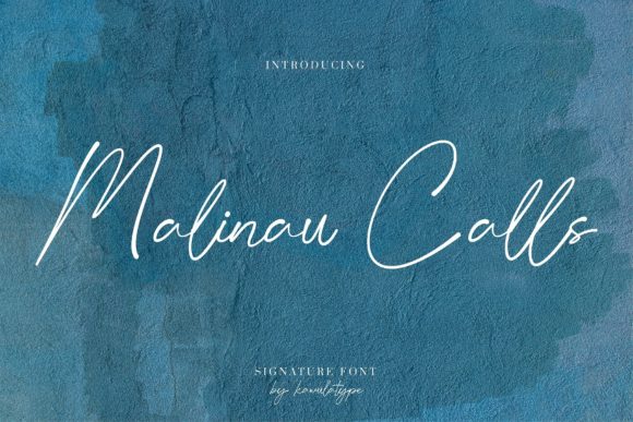 Transform Your Brand with Malinau Calls Font