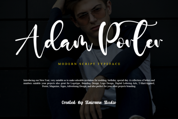 Unleash Creativity with Adam Porter: A Chic Handwritten Font