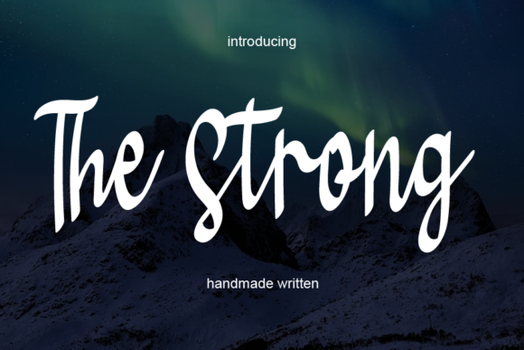 Unveiling The Strong: A Bold Script Amp Font