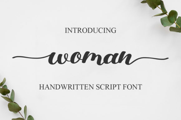 Woman: A Font for Elegant and Refined Editorial Design